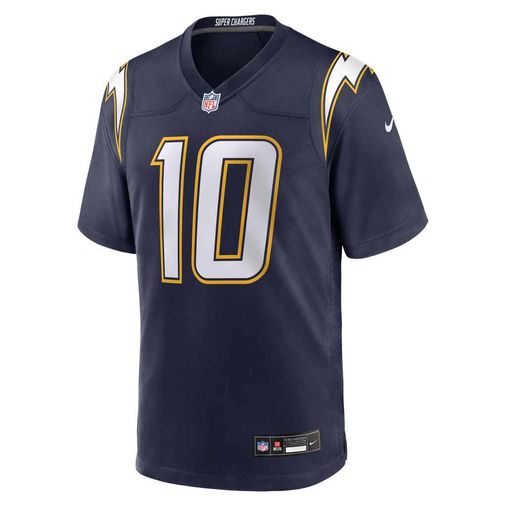 Los Angeles Chargers Justin Herbert Nike Gold Alternate Charger Power Game Player Jersey product image 12, provided for
