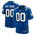 Indiana Nights Indianapolis Colts Nike Blue Alternate Custom Game Jersey product image 1, provided for visual reference and