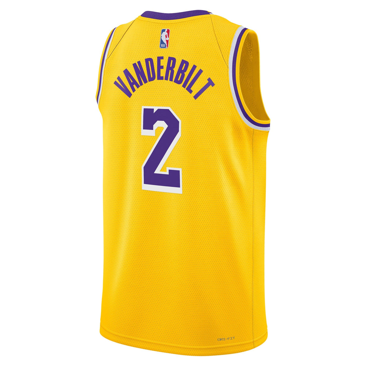 Los Angeles Lakers Nike Icon Edition Swingman Jersey - Gold - Jarred Vanderbilt - Youth product image 4, provided for visual