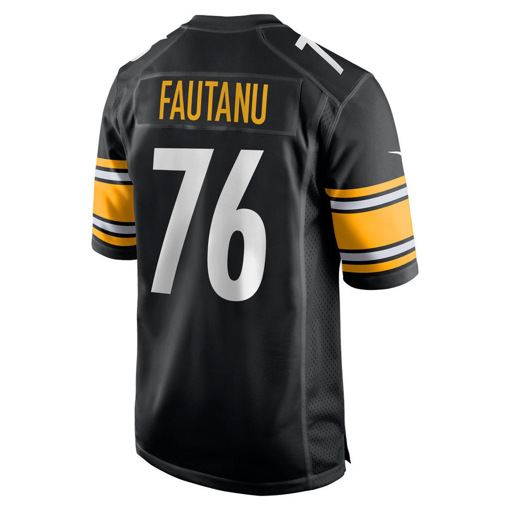 Pittsburgh Steelers Troy Fautanu Nike Black Player Game Jersey product image 3, provided for visual reference and product