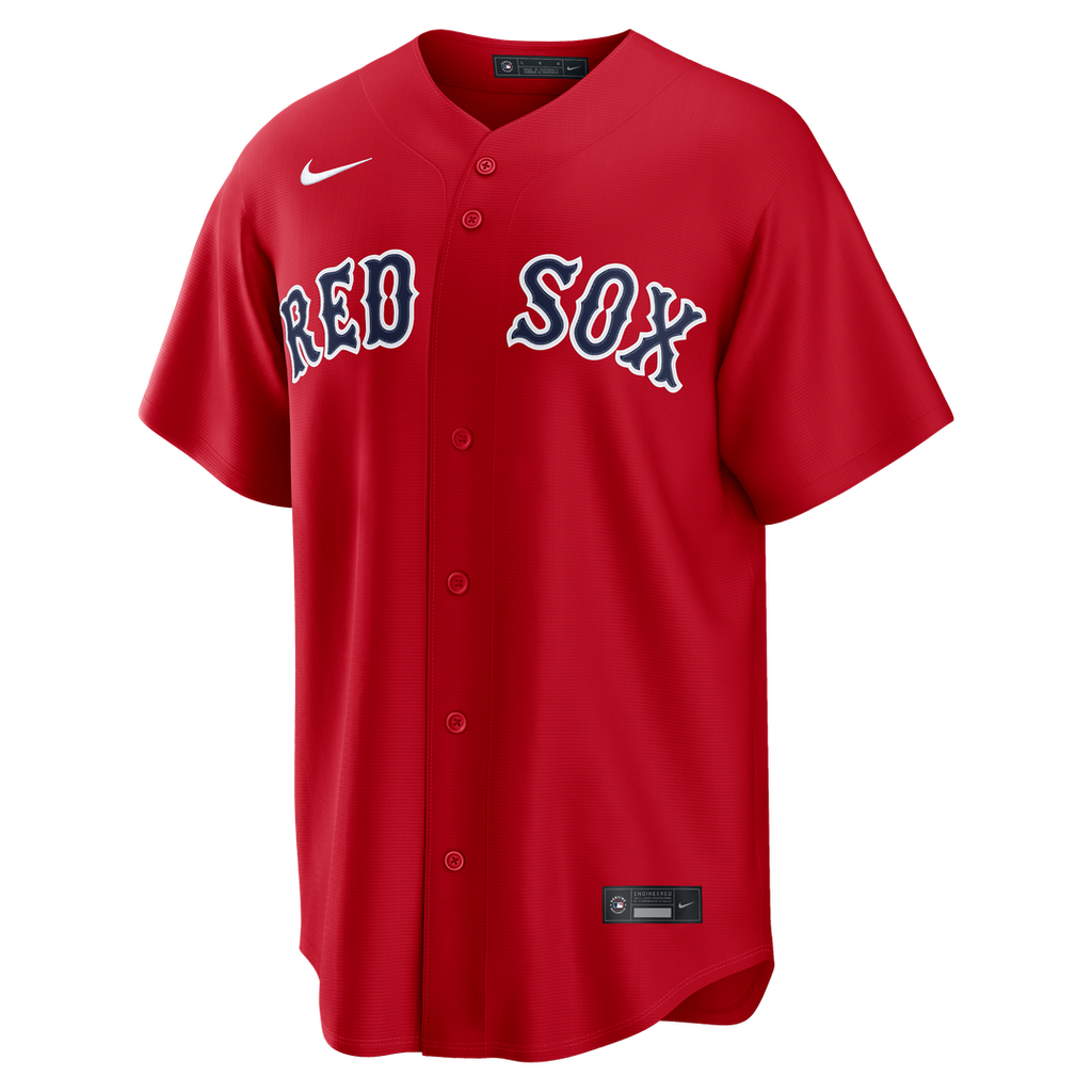 Boston Red Sox David Ortiz Nike Red Alternate Replica Jersey product image 2, provided for visual reference and product