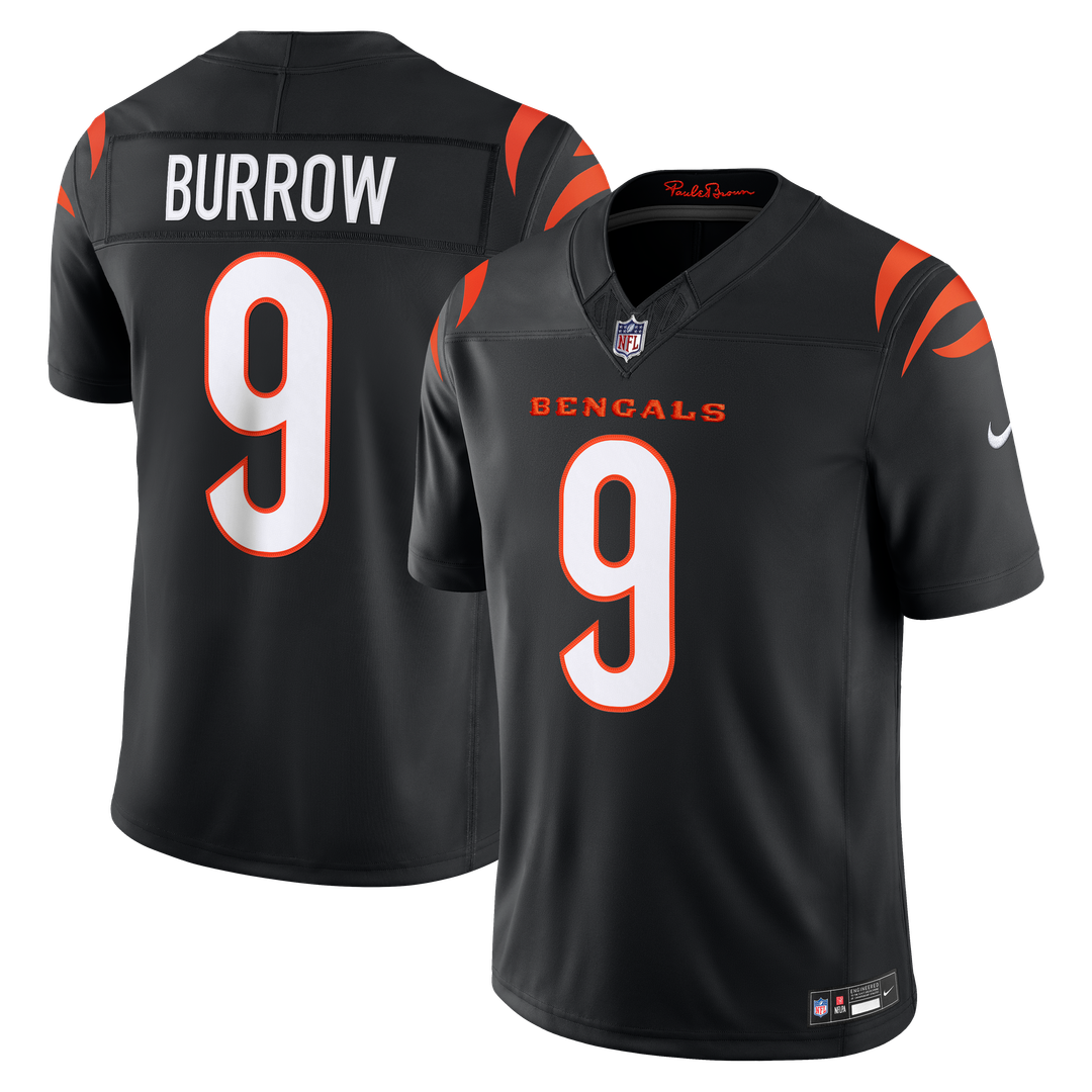 Cincinnati Bengals Joe Burrow Nike White Vapor F.U.S.E. Stitched Limited Jersey product image 7, provided for visual