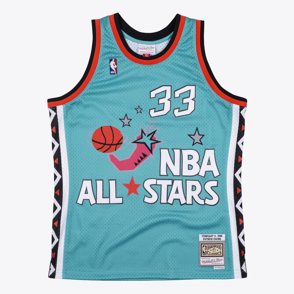 NBA Mitchell & Ness Patrick Ewing 1996 All-Star Swingman Authentic Jersey - Teal product image 3, provided for visual