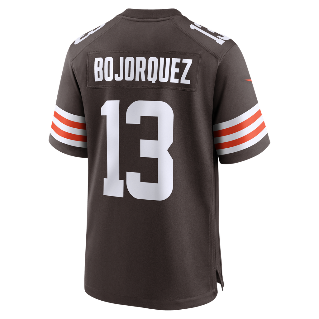 Cleveland Browns Corey Bojorquez Nike Brown Game Jersey product image 3, provided for visual reference and product detail