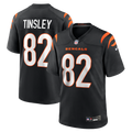 Cincinnati Bengals Mitchell Tinsley Nike Black Team Game Jersey product image 1, provided for visual reference and product