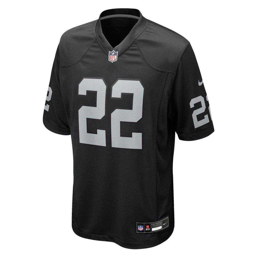 Las Vegas Raiders Eric Stokes Nike Black Team Game Jersey product image 2, provided for visual reference and product detail