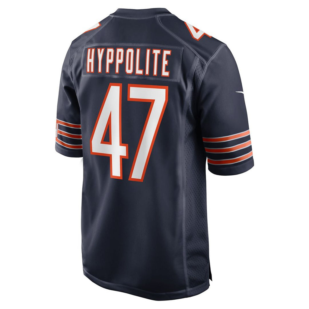 Chicago Bears Ruben Hyppolite II Nike Navy Team Game Jersey product image 3, provided for visual reference and product