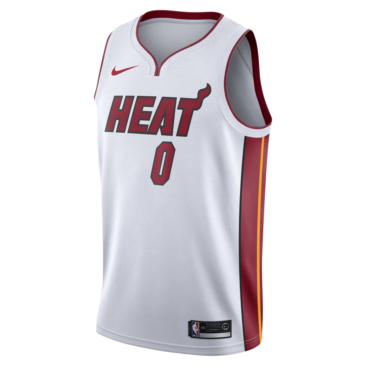 Miami Heat Nike Association Edition Swingman Jersey - White - Simone Fontecchio - Youth product image 3, provided for visual