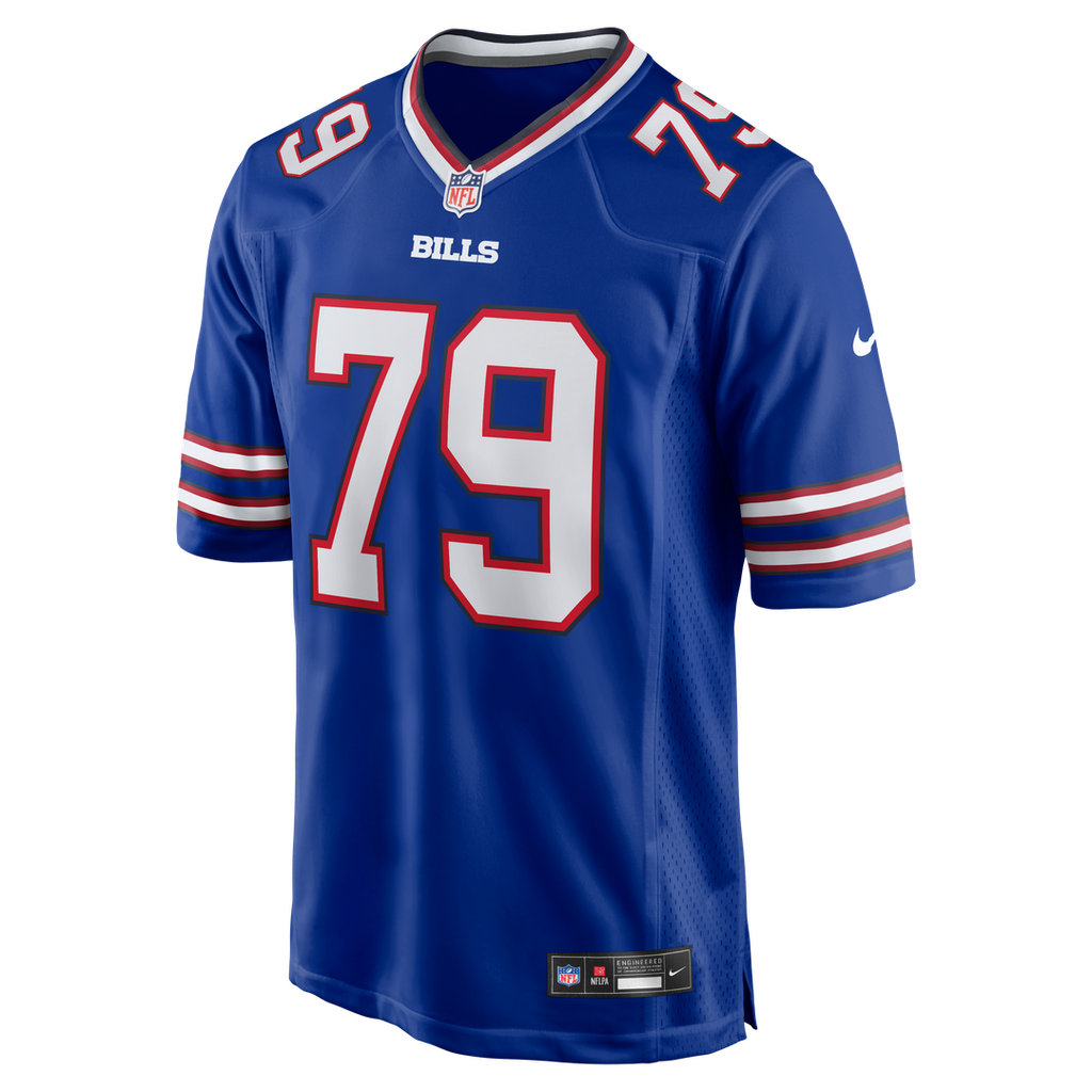 Buffalo Bills Ruben Brown Nike Royal Game Retired Player Jersey product image 2, provided for visual reference and product