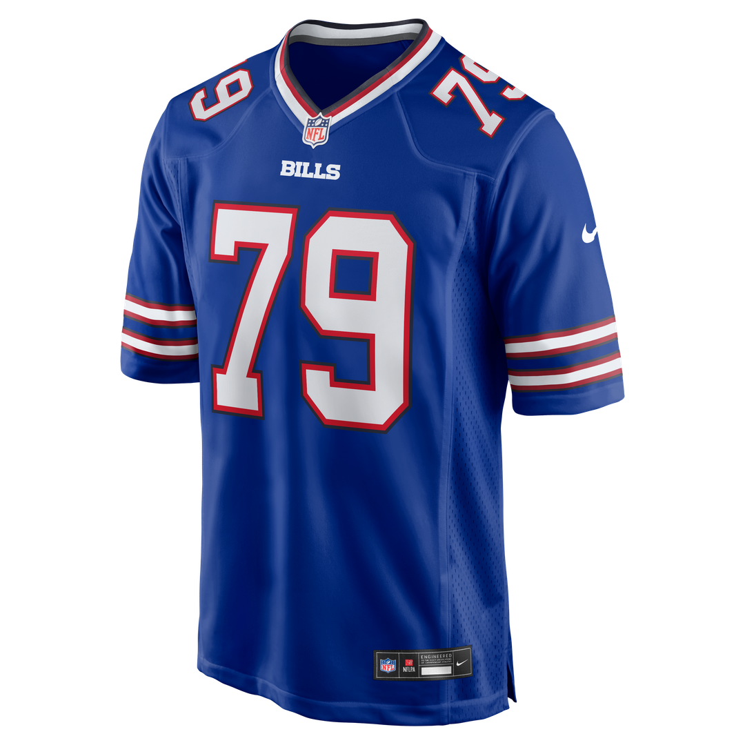 Buffalo Bills Ruben Brown Nike Royal Game Retired Player Jersey product image 2, provided for visual reference and product