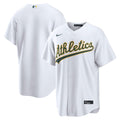 Athletics Nike White Home Replica Jersey product image 1, provided for visual reference and product detail review