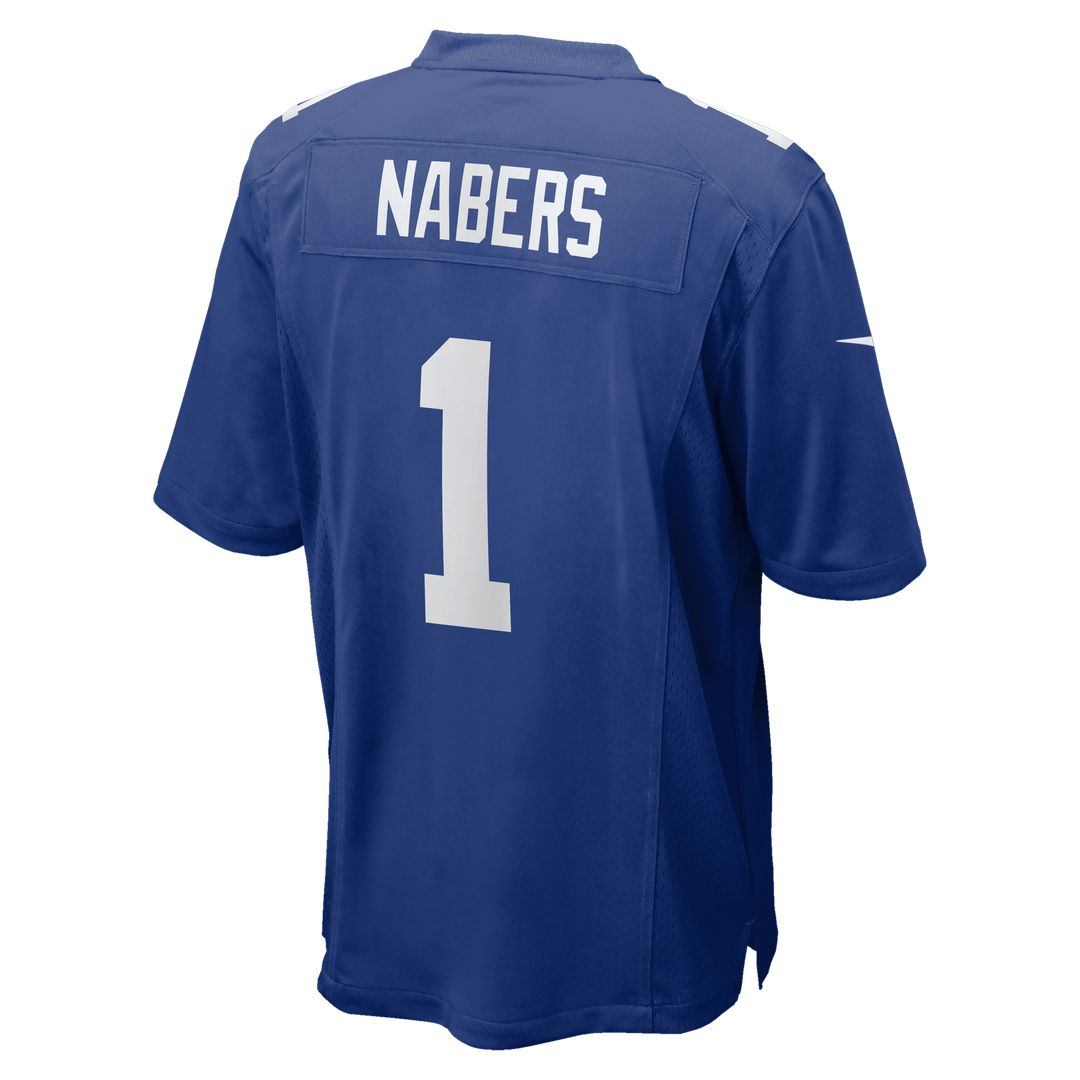 New York Giants Malik Nabers Nike Royal Player Game Jersey product image 11, provided for visual reference and product