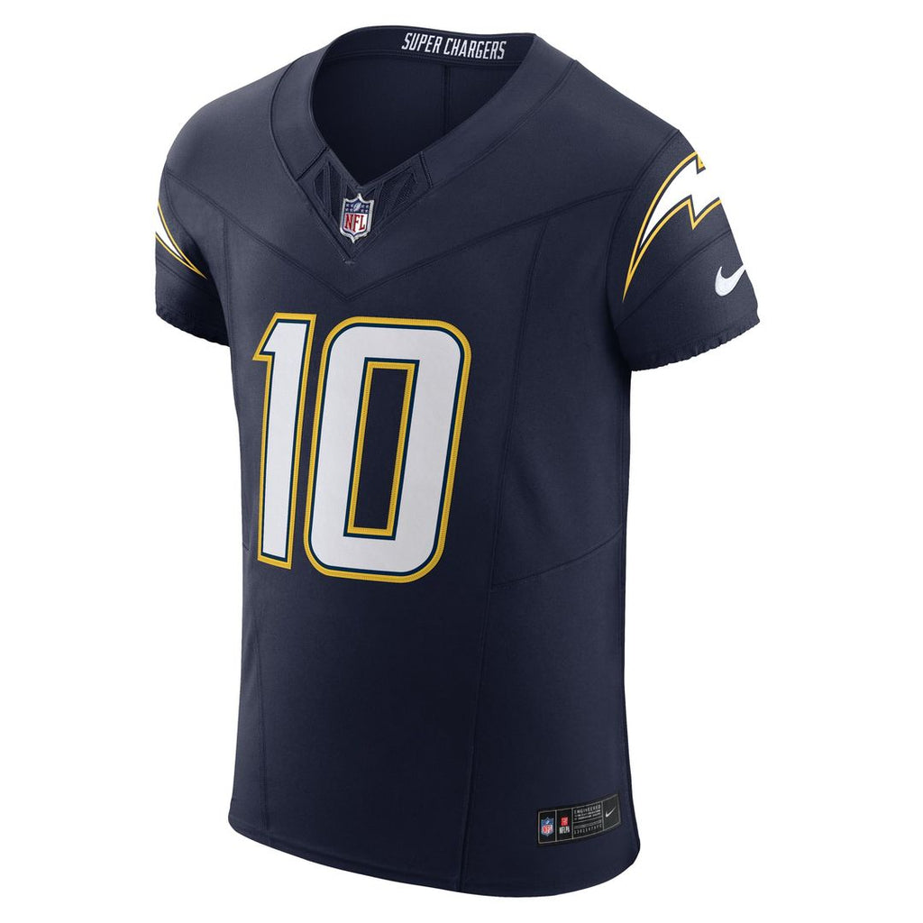 Los Angeles Chargers Justin Herbert Nike Navy Alternate Vapor F.U.S.E. Elite Jersey product image 2, provided for visual