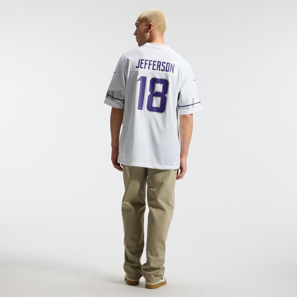 Minnesota Vikings Justin Jefferson Nike White Alternate Game Player Jersey product image 18, provided for visual reference