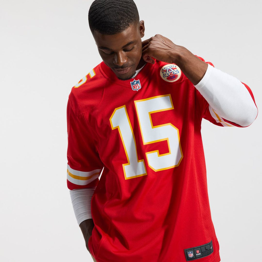 Kansas City Chiefs Patrick Mahomes Nike Red Game Jersey product image 23, provided for visual reference and product detail