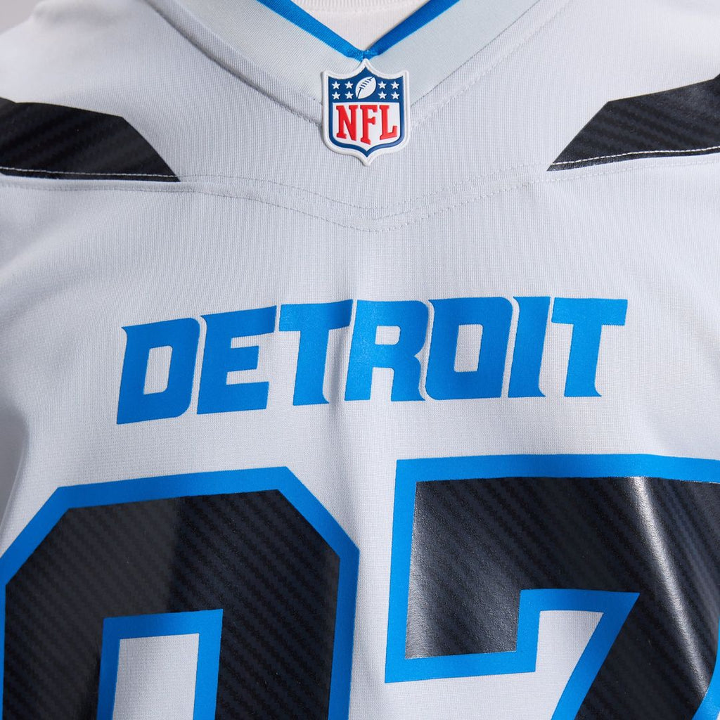 Detroit Lions Aidan Hutchinson Nike Silver 2026 Rivalries Collection Game Jersey product image 10, provided for visual