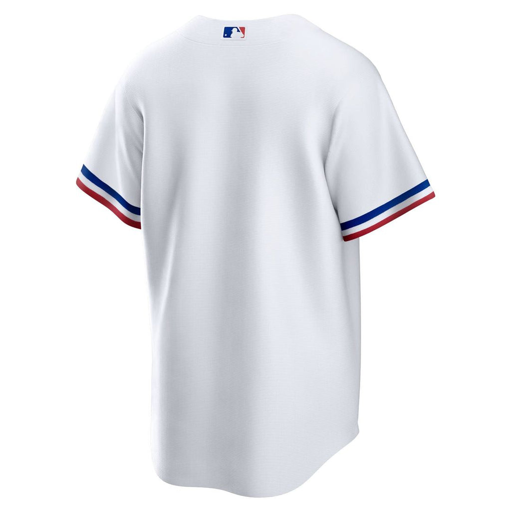 Texas Rangers Nike White Home Replica Team Jersey product image 6, provided for visual reference and product detail review