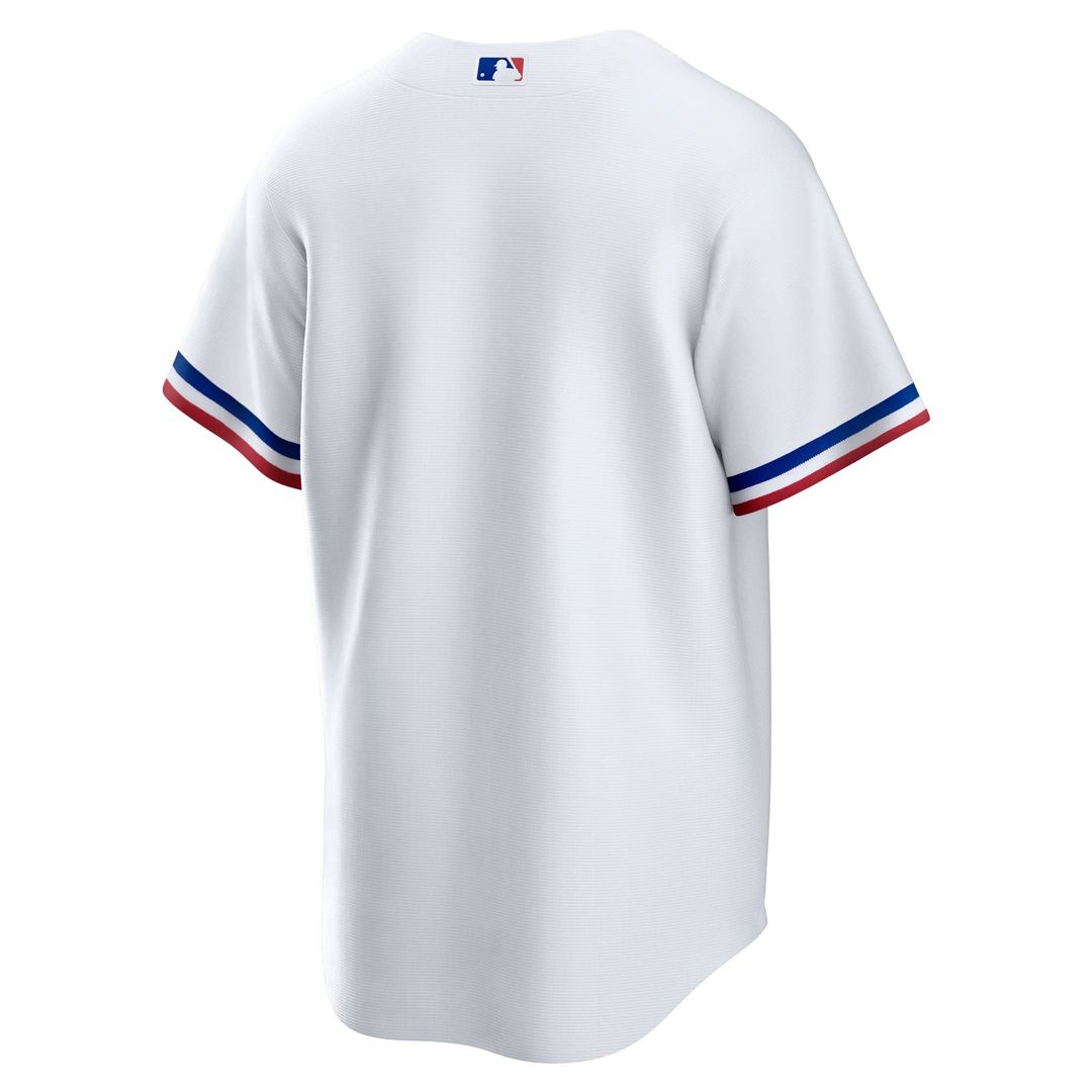 Texas Rangers Nike White Home Replica Team Jersey product image 6, provided for visual reference and product detail review