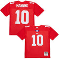 New York Giants Eli Manning Mitchell & Ness Red 2004 Legacy Replica Jersey product image 1, provided for visual reference