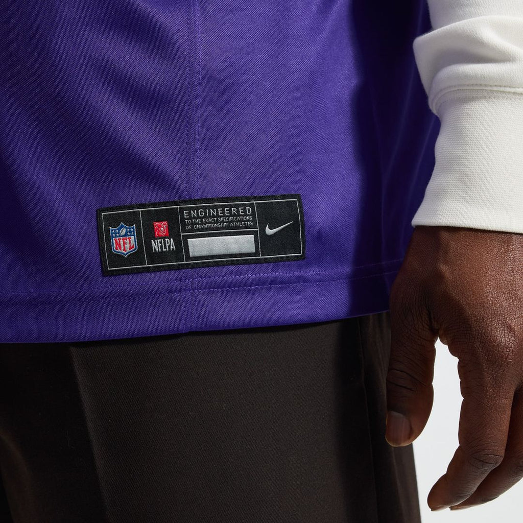 Minnesota Vikings Justin Jefferson Nike White Alternate Vapor F.U.S.E. Stitched Limited Jersey product image 16, provided