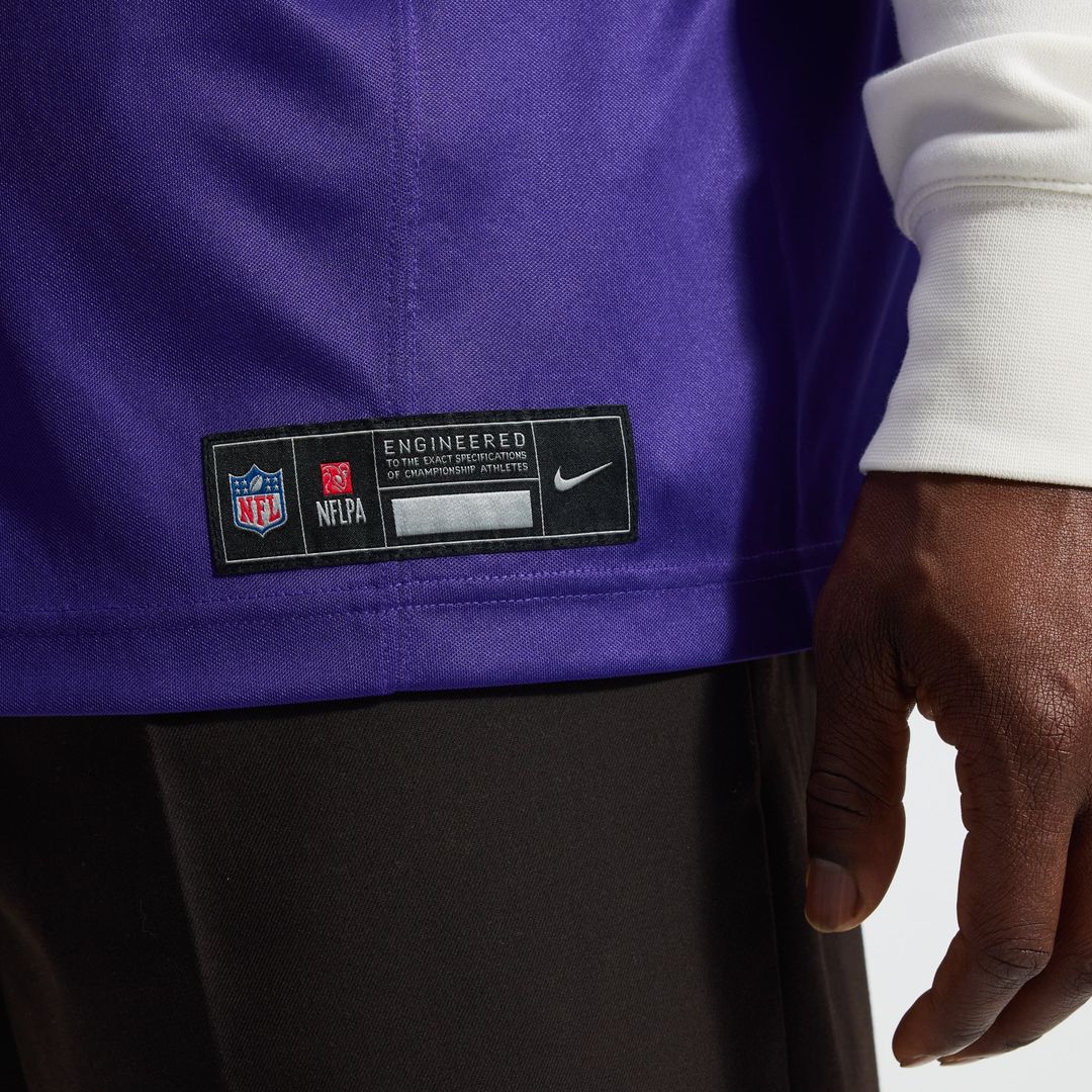 Minnesota Vikings Justin Jefferson Nike White Alternate Vapor F.U.S.E. Stitched Limited Jersey product image 16, provided