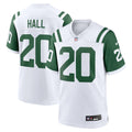 New York Jets Breece Hall Nike White Classic Alternate Game Jersey product image 1, provided for visual reference and