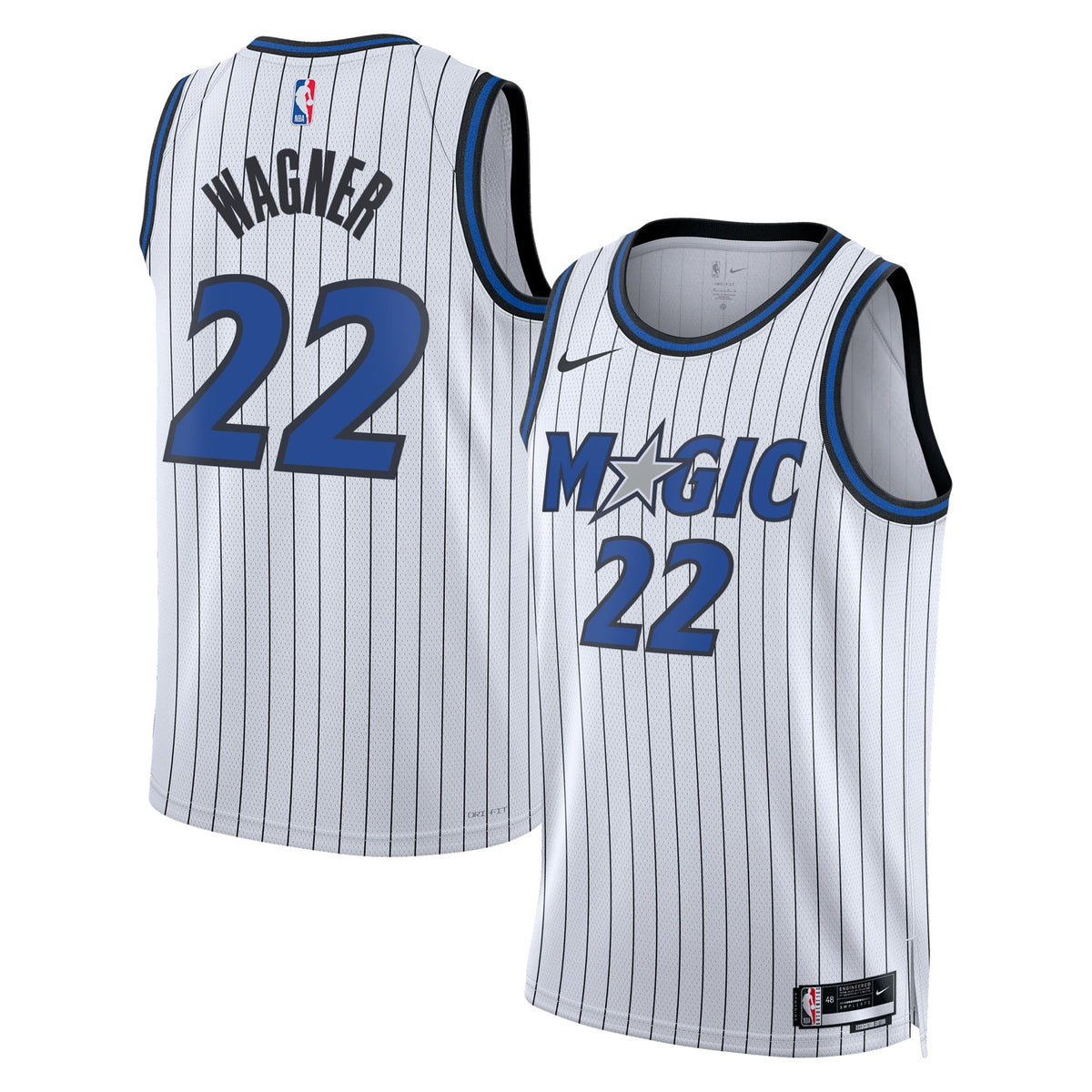 Orlando Magic Nike Replica Association Edition Swingman Jersey - White - Franz Wagner - Unisex product image 1, provided for