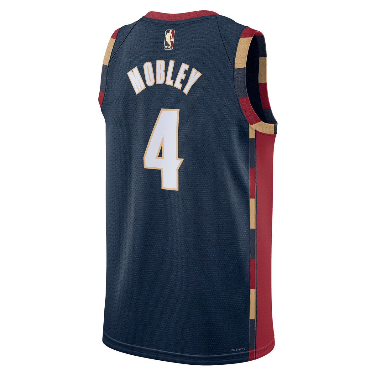 Cleveland Cavaliers Nike Classic Edition Jersey - Navy - Evan Mobley - Unisex product image 4, provided for visual reference
