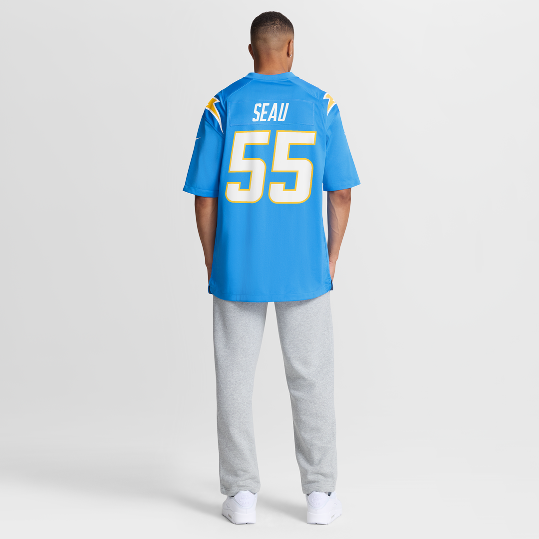 Los Angeles Chargers Junior Seau Nike Powder Blue Game Retired Player Jersey product image 8, provided for visual reference