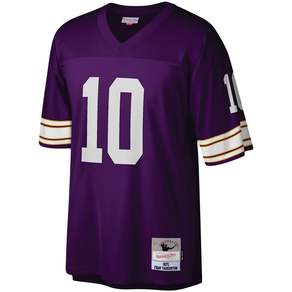 Minnesota Vikings Fran Tarkenton Mitchell & Ness Purple Legacy Replica Jersey product image 2, provided for visual reference
