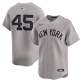New York Yankees Gerrit Cole Nike Gray Road Limited Player Jersey product image 1, provided for visual reference and product