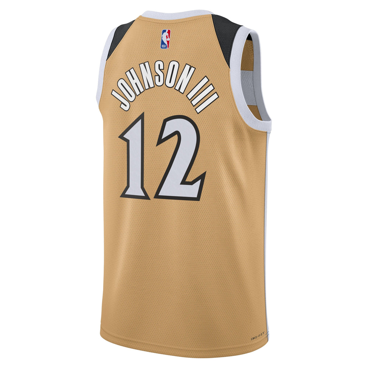 Washington Wizards Nike 2025/26 City Edition Swingman Jersey - Tan - Tre Johnson III - Unisex product image 4, provided for