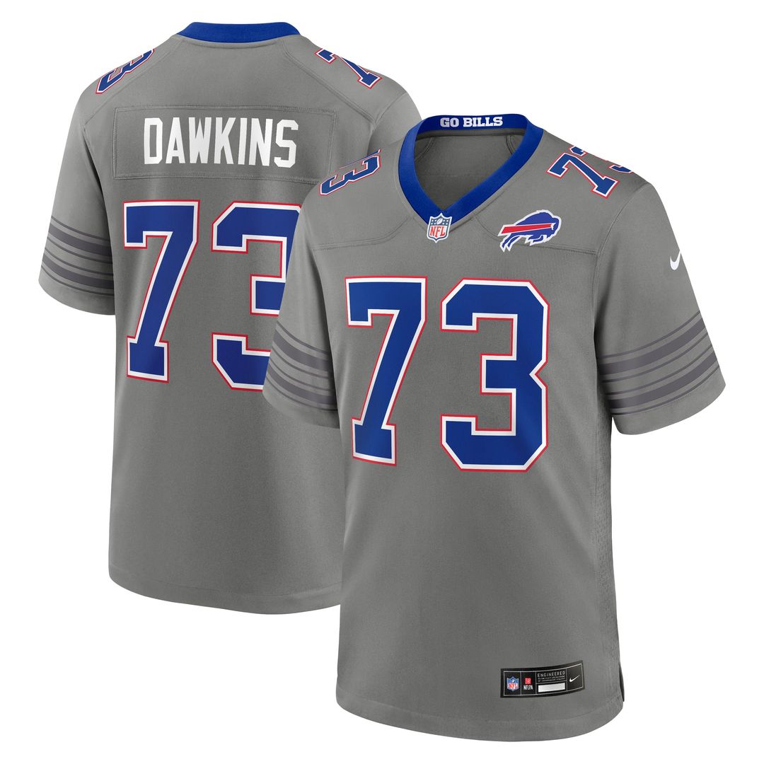Buffalo Bills Dion Dawkins Nike Royal Game Player Jersey product image 17, provided for visual reference and product detail