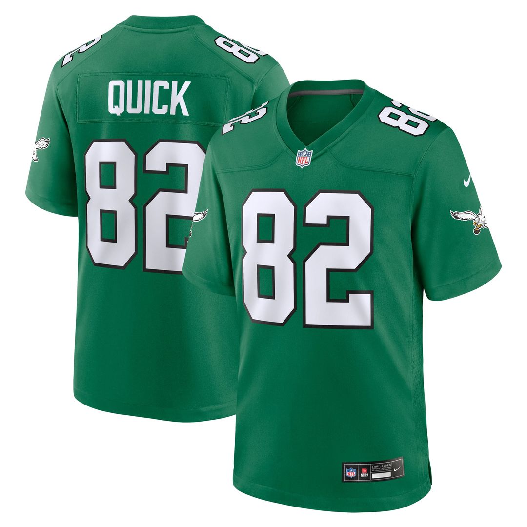 Philadelphia Eagles Mike Quick Nike Kelly Green Retired Player Alternate Game Jersey product image 1, provided for visual