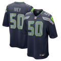 Seattle Seahawks Jared Ivey Nike College Navy Team Game Jersey product image 1, provided for visual reference and product