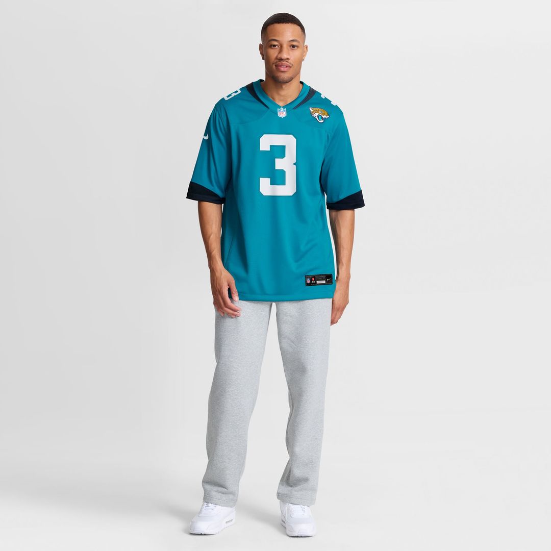 Jacksonville Jaguars Jakobi Meyers Nike Black Alternate Game Jersey product image 16, provided for visual reference and