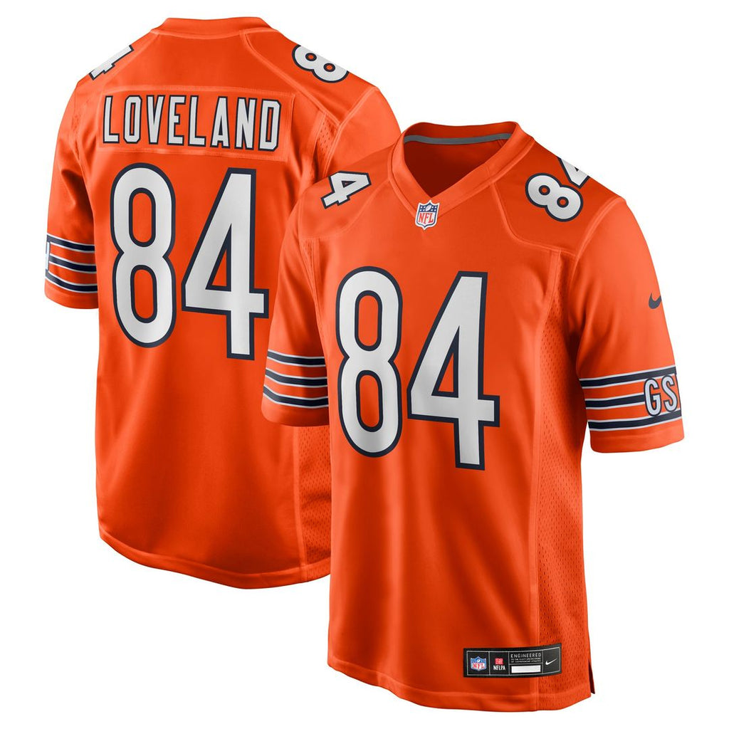 Chicago Bears Colston Loveland Nike Navy Team Game Jersey product image 7, provided for visual reference and product detail