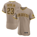 San Diego Padres Fernando Tatis Jr. Nike Sand Alternate Authentic Sponsor Patch Jersey product image 1, provided for visual