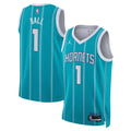 Charlotte Hornets Jordan Brand Icon Edition Swingman Jersey - Teal - LaMelo Ball - Unisex product image 1, provided for