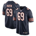 Chicago Bears Jeremiah Martin Nike Navy Team Game Jersey product image 1, provided for visual reference and product detail