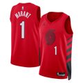 Portland Trail Blazers Jordan Brand Statement Edition Swingman Jersey - Red - Ja Morant - Unisex product image 1, provided