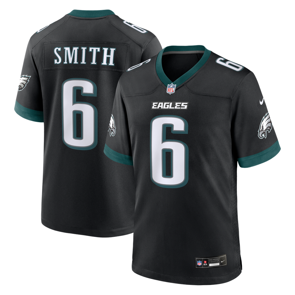 Philadelphia Eagles DeVonta Smith Nike Midnight Green Team Game Jersey product image 7, provided for visual reference and