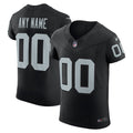 Las Vegas Raiders Nike Black Vapor F.U.S.E. Elite Custom Jersey product image 1, provided for visual reference and product