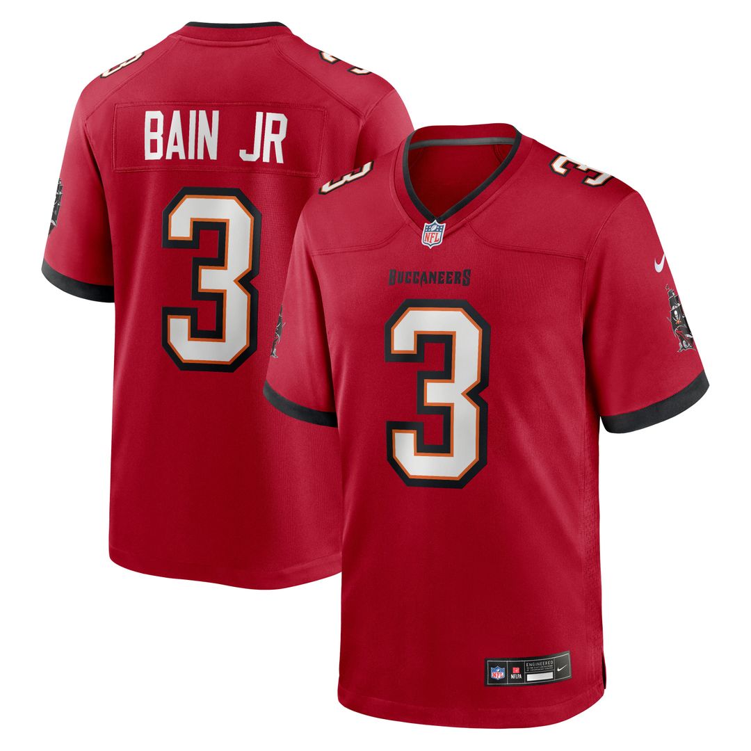 Tampa Bay Buccaneers Rueben Bain Jr. Nike White Game Jersey product image 7, provided for visual reference and product