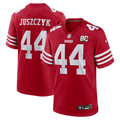 San Francisco 49ers Kyle Juszczyk Nike Scarlet 80th Anniversary Game Jersey product image 1, provided for visual reference
