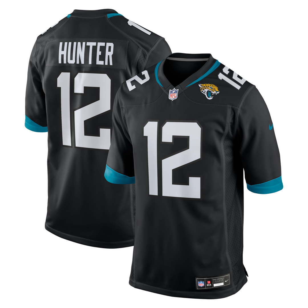 Jacksonville Jaguars Travis Hunter Nike Black Alternate Game Jersey product image 1, provided for visual reference and