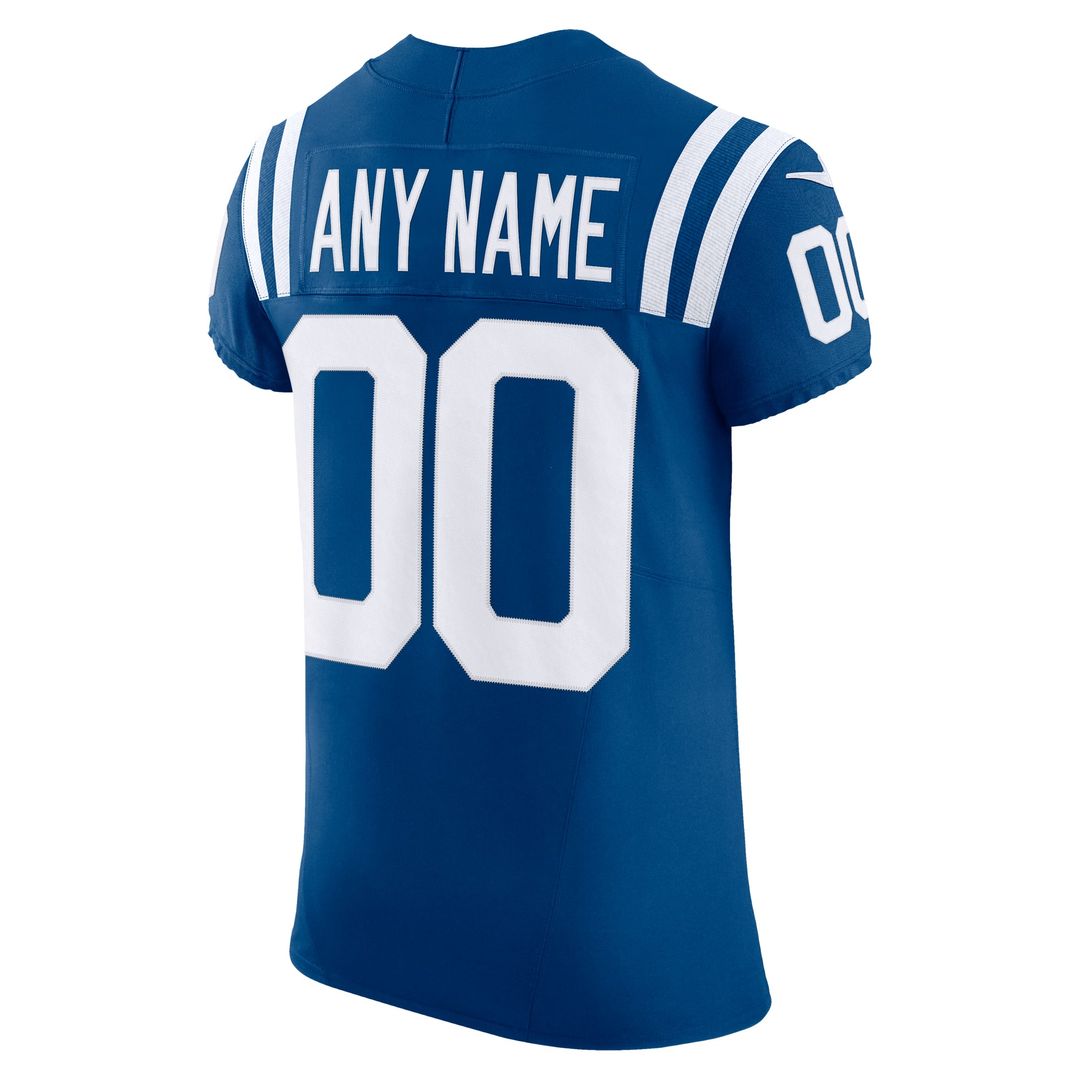 Indianapolis Colts Nike Royal Vapor F.U.S.E. Elite Custom Jersey product image 3, provided for visual reference and product