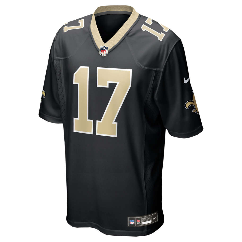 New Orleans Saints Trey Palmer Nike Black Team Game Jersey product image 2, provided for visual reference and product detail