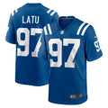Indianapolis Colts Laiatu Latu Nike Royal Player Game Jersey product image 1, provided for visual reference and product