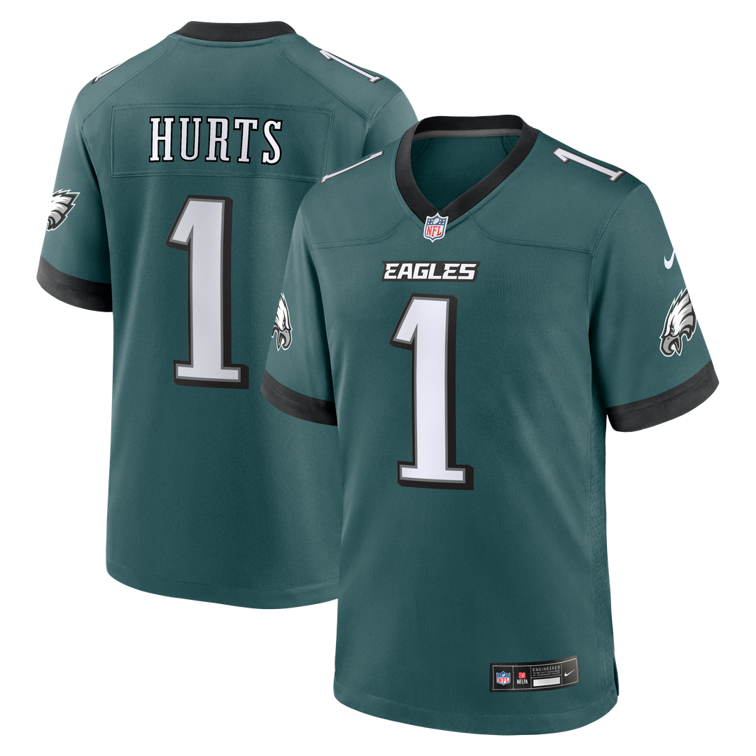 Philadelphia Eagles Jalen Hurts Nike Midnight Green Team Game Jersey product image 14, provided for visual reference and